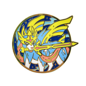 Chx Pokemoned Badges en métal émaillé de haute qualité de 5-6 cm, Pokémon Koraidon Miraidon Groudon, pour la décoration de sacs à dos et de vêtements - Product Image 6