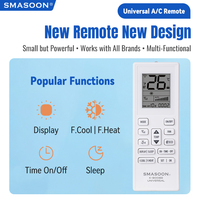 Controlador de Aire Acondicionado Inteligente K-8008e, Control Remoto Universal Inalámbrico para Aire Acondicionado