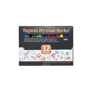 12 Màu Sắc Tốt Tip Từ Khô Xóa Đánh Dấu Thấp Mùi Bảng Trắng Đánh Dấu Với Tẩy Cho Văn Phòng & Trường Học Sử Dụng - Product Image 6