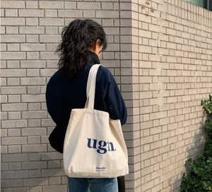 Liso Moda Compras Cremallera Imprimir Logo Compras Bolsa <span class=keywords><strong>de</strong></span> lona Reutilizable Grande Bolsas <span class=keywords><strong>de</strong></span> compras para viajes - Product Image 6