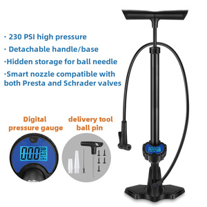 <span class=keywords><strong>Pompe</strong></span> <span class=keywords><strong>à</strong></span> air universelle en alliage d'aluminium haute pression AFTFA pour vélos, voitures, vélos électriques et ballons de basket - Légère - Product Image 4