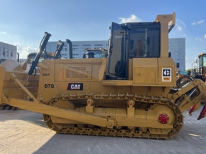 รถดันดิน CAT D7G มือสองพร้อมใช้งาน มีสต็อกในสต็อก ระบบไฮดรอลิกเสถียร ชั่วโมงการทำงานต่ำ อะไหล่แท้ รถดันดินมือสอง ส่งออกได้ - Product Image 1