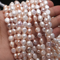 Couleur bonbon, belle perle d'eau douce multicolore Baroque, brin lâche, bijoux fins pour la fabrication de bracelets et de colliers
