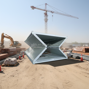 Maison conteneur pliable mobile ultra-durable WFZH 20 pieds à faible coût, design européen, appartement, <span class=keywords><strong>bureau</strong></span>, dortoir - Product Image 3