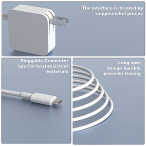 PD 61W <span class=keywords><strong>67W</strong></span> USB-C Type C US EU UK AU Plug Chargeur rapide pour ordinateur portable pour Mac Air Pro Alimentation universelle - Product Image 3