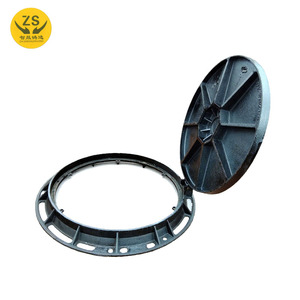High-quality 900mm Ductile Iron <strong>Manhole</strong> <strong>Covers</strong> for Construction Sites, Heat-resistant and Noise-reducing - Product Image 3