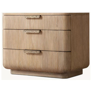 Mesa de Noche CIRO RHMAKER FURNITURE, Moderna y de Lujo, con Cajón, para Dormitorio - Product Image 1