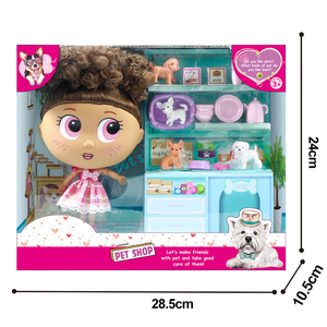 Muñeca de 7.5 Pulgadas con Logotipo Personalizado, Muñeca de Cuerpo Sólido, Juguetes de Princesa con Lindos Animales para que los Niños Jueguen a las Princesas - Product Image 6