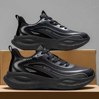 Chaussures de sport pour hommes, modèle printemps 2026, PU imperméable, ultra-légères, amortissantes, semelle souple, tendance, EVA