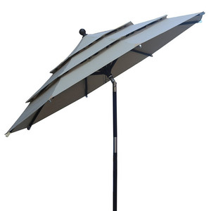 Sombrilla de Playa Hawaiana con Apertura por Presión, Varillas de Madera, Tela de Poliéster, <span class=keywords><strong>Parasol</strong></span> para España, Yichang, Loch Lomond - Product Image 3
