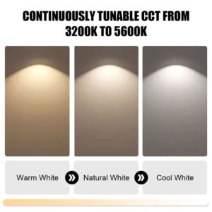 Foco <span class=keywords><strong>Fresnel</strong></span> LED de 220W con Zoom, Directo de Fábrica, Blanco Cálido, CRI90, CCT Ajustable 3200K-5600K, DMX512, IP20, para Teatro, Estudio de TV, Salón, Escenario - Product Image 4