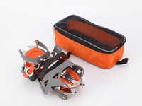 Crampons de survie YAMA durables et de haute qualité à 12 dents antidérapants en acier inoxydable pour la randonnée hivernale sur neige pour hommes