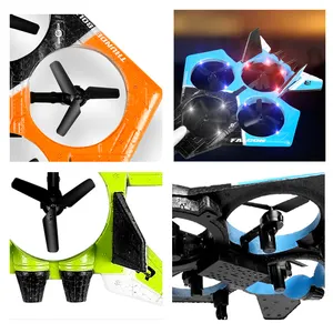 2.4G RC aereo in schiuma aereo 360 gradi Stunt Roll Fighter Jet telecomando giocattolo aereo da combattimento con fotocamera e rilevamento remoto