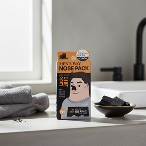Pack Nasal de Carbón para Hombre, Cuidado Facial Coreano, Limpieza de Poros, Eliminación de Puntos Negros, Control de Sebo, Calmante y Suavizante, Corea del Sur - Product Image 3