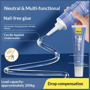 Pegamento Acrílico Sin Clavos de Secado Rápido, Multifuncional, de Alta Adhesión, Transparente, para Vidrio y Construcción - Product Image 1