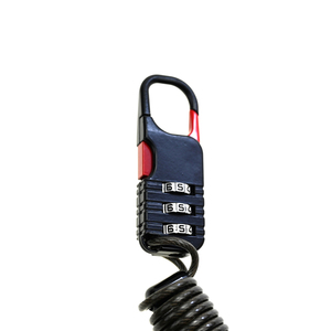 Cerradura de contraseña de cuerda de alambre de acero YH1073, cerradura de contraseña de caja de equipaje, cerradura de contraseña de casco, cerradura de contraseña antirrobo de vehículo eléctrico - Product Image 5