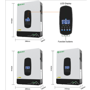 Convertisseur solaire hors réseau <span class=keywords><strong>2200VA</strong></span> 1800W Sumry Onde sinusoïdale pure Contrôleur MPPT Batterie au lithium Système d'alimentation électrique domestique - Product Image 2