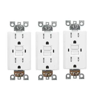 High quality UL Listed Tamper-Resistant GFI Receptacle with LED Indicator 15Amp GFCI Replacement Plug