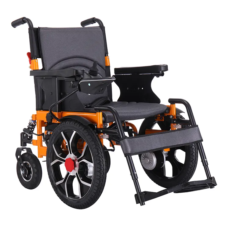 Cargador de batería de doble Motor para personas con movilidad reducida, silla de ruedas eléctrica automática y plegable para maletero de coche