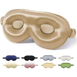 Masque pour les yeux en soie de mûrier 100% pure 16/19/22 mm, impression de logo personnalisée par transfert thermique, design 3D, bienfaits pour la peau, quatre saisons - Product Image 4