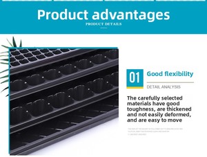 Bandeja para Semillas MQ China 2026, Material PVC, 28 Agujeros, Ligera, Ecológica, Reutilizable, Portátil, Cuadrada - Product Image 5