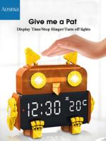 286pcs Blok Bangunan Jam Alarm Burung Hantu Edukatif Kreatif dari Plastik ABS, Set Mainan Konstruksi DIY untuk Merakit, Unisex, Semua Usia