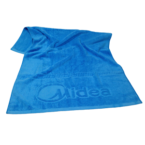 Serviette de bain éponge 100% coton très absorbante Serviettes de plage jacquard personnalisées avec logo en relief pour salle de bain, plage - Product Image 3