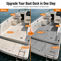 Revêtement de sol en mousse EVA pour bateau, tapis de pont de yacht marin, antidérapant, imperméable, résistant aux UV, auto-adhésif, taille personnalisée, OEM