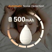 Générateur de bruit blanc pour le sommeil, haut-parleur Bluetooth 5.3 sans fil, en forme d'œuf, portable, à commande vocale, pour l'UE
