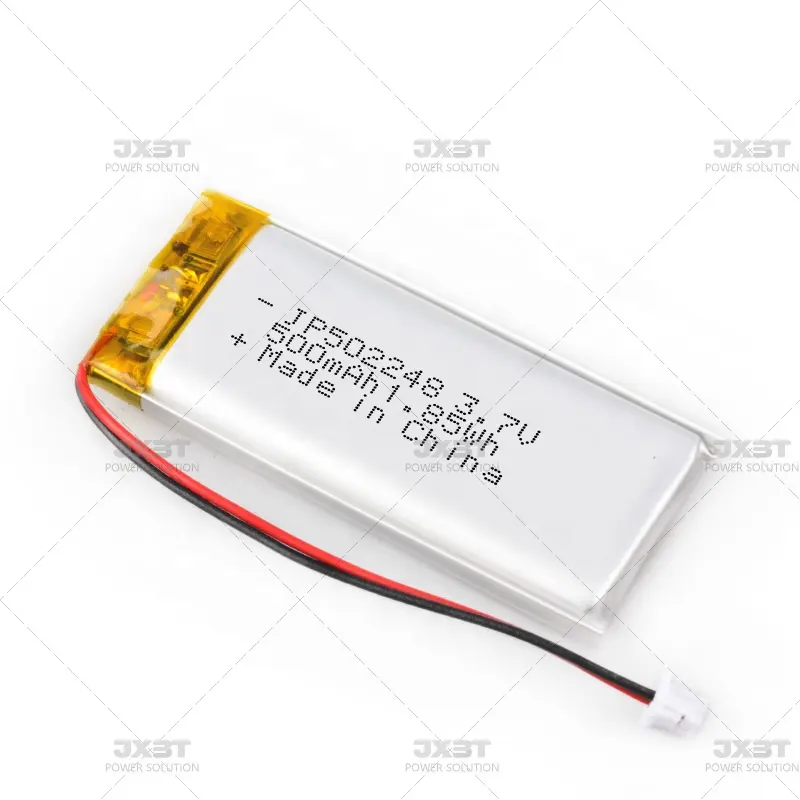 Batterie li polymère haute performance 502248 500mAh rechargeable pour casque et GPS