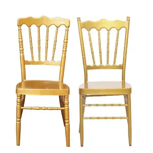 Atacado napoleon casamento tiffany cadeira usado eventos de casamento