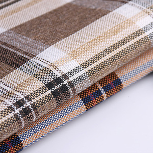 Couverture de table en polyester, tissu à carreaux, style lin, couverture de canapé, tissu à carreaux, 1 pièce, 100% - Product Image 3