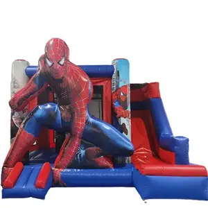 Детский надувной батут-замок «Человек-паук»