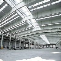Edificio de Almacén de Estructura de Acero Prefabricado Personalizado, Oficina en Casa con Estructura de Acero, Taller con Certificado CE SNI