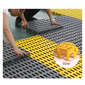 Modern Modular Interlocking PP Grille Tile Wear-Resistant Anti-Slip <b>Plastic</b> Decking for Indoor Use Easy <b>Edging</b> Garages Parks - Product Image 5