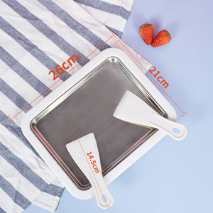 Macchina per gelato arrotolata, piastra fredda istantanea, ideale per fare gelato arrotolato Soft Serve Slushies Frozen Yogurt sorbetto e gelo - Product Image 6