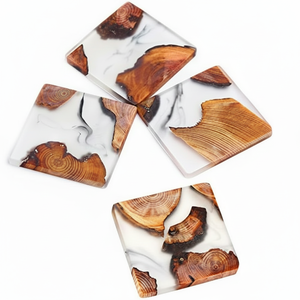 Sous-verre en marbre Articles de cuisine Articles de restauration Sous-verre en marbre de forme carrée Sous-verre à thé de meilleure qualité pour la maison ou le restaurant Utilisation quotidienne - Product Image 1