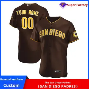 Europeu Americano Cross-Border Exclusivo Profissional Baseball Softball Uniformes Camisas Custom-Made Anti-Bacterial Digital Print - Product Image 2