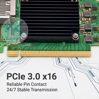 Carte d'interface réseau Ethernet filaire MCX515A-CCAT Mellanox CX-5 100GbE QSFP28 1 port PCIe3.0x16 pour serveur en stock