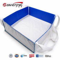 Sac autoportant pour lavage de béton avec panneau intérieur en plastique, réutilisable, robuste, pour ciment et boues, idéal pour les chantiers de construction