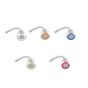 DC12V 24V 5A Interruptor de sensor de botón táctil inteligente Bisagra de gabinete de material ABS para luz de gabinete y tira de LED - Product Image 2