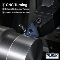 Plaquette de tournage WNMG GM3225 SM, outil en carbure à bord affûté pour usinage CNC