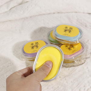 Juguete Sensorial Antiestrés de PU con Textura <span class=keywords><strong>Mochi</strong></span> Súper Suave de Levantamiento Lento, Diseño de Pastel de Queso, para Mayores de 14 Años, Venta al por Mayor - Product Image 2