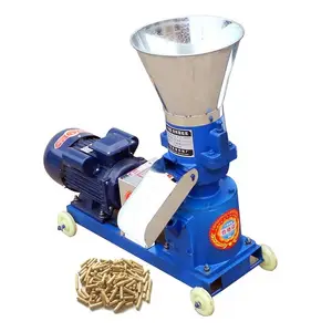 CANMAX Manufacturer Factory Price Small Household Gasoline Electric Multifunctional Flat Die Mold Animal Feed Pellet Machine