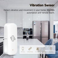 Capteur de vibration intelligent Tuya Zigbee pour la sécurité à domicile et en hôtel, protection IPS, application Smart Life, surveillance à distance en temps réel