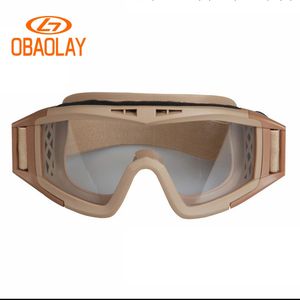 משקפי טקטיים עם מסגרת TPU בעלת 3 עדשות, משקפי ירי, משקפי הגנה, סיטונאי ממפעל אובאולאי - Product Image 5