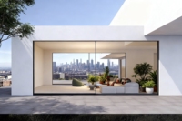 Puerta Corredera de Vidrio con Mosquitera Desmontable de Acero Inoxidable, Sistema de Rodillos Silencioso y Suave para Entrada de Villas, Hoteles y Exteriores de Aluminio