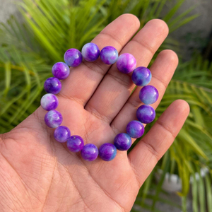 Bracelet en Sugilite Certifié : Perles de Sugilite Gel Rares des Vieilles Mines Sud-Africaines (11,5-9,5 mm) Perles Rondes en Pierre Violette pour Bracelet - Product Image 2