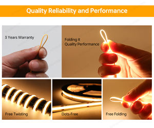 Cinta Adhesiva LED de 480 LED/m, Tiras LED de 5 mm, Raymates, 7 W, DC5 V, Tira de Luz LED de Alto CRI 90, Tira de Luz LED para Automóvil, para Uso Doméstico, CE UL - Product Image 3