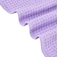Serviette de Pilates personnalisée épaisse, antidérapante, légère et pliable, en microfibre absorbante pour tapis de Pilates, équipement de fitness et salle de sport